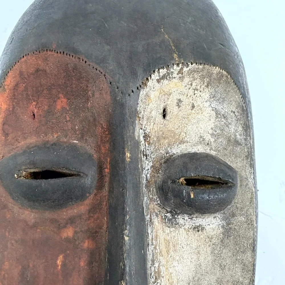 Vintage Lukwakongo Passeport African Lega Tribal Mask Wooden Bwami Wall‎ Decor